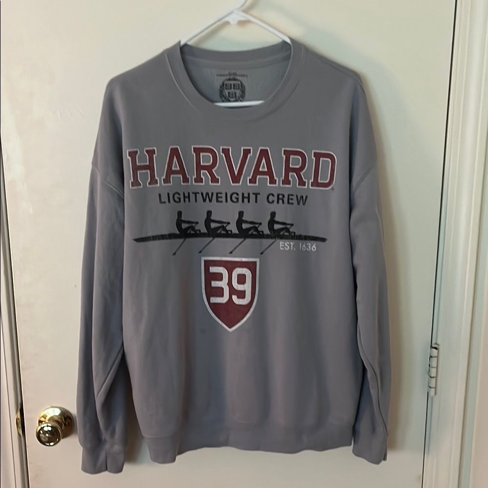 Harvard Vintage Crew Neck Sweatshirt